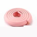 Banda protectie colturi, lungime 2 m, masa, camera copilului, culoare roz, 2.0 cm